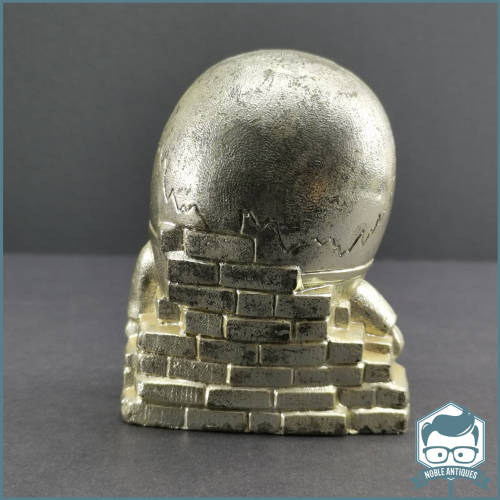Vintage Silver-plate Humpty Dumpty Savings Box!!!