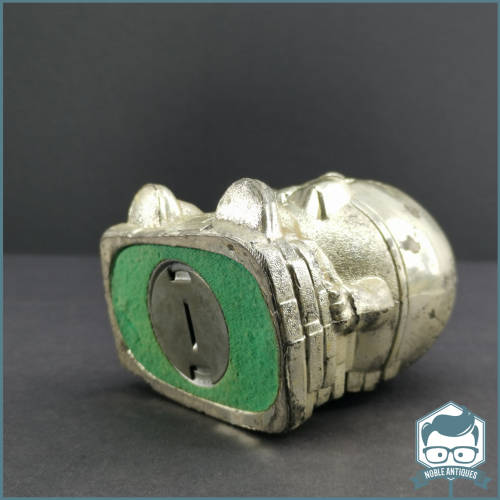 Vintage Silver-plate Humpty Dumpty Savings Box!!!