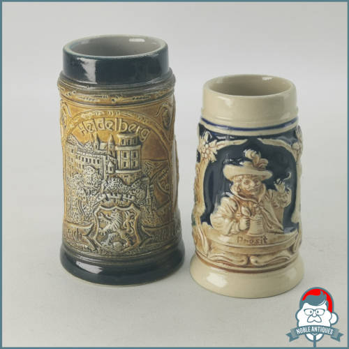 Original German Porcelain Beer Tankards!!!