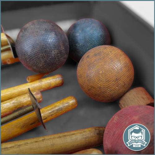 Vintage Boxed TABLE-CROQUET.!!!