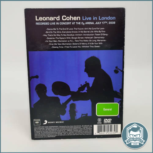 LEONARD COHEN LIVE IN LONDON!!!