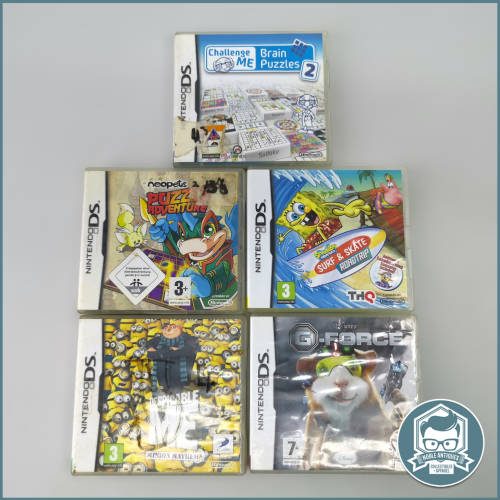 Working Pink Nintendo DS With All Accessories, Games and Parts Device!!!