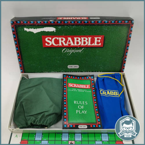 Complete Vintage 1990 Scrabble Board game!!!