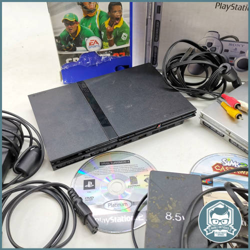 Original Boxed, PS2 Power Bundle - 2 Consoles, No Remotes, Everything on Photo Included!!!