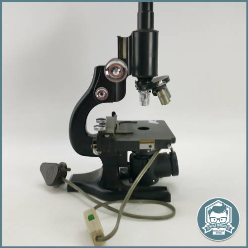 Original Vintage SPENCER BUFFALO U.S.A Cast Metal Microscope - Extremely Heavy, Not Tested!!!