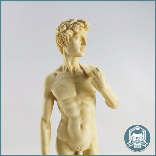 Large 400mm A. Santini Signed `David` Sculpture on Marble Base Made in Italy!!!