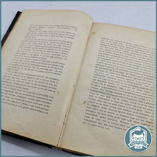 Leather Bound 1900`s Van Amsterdam naar Pretoria. Acht Maanden in Zuid-Afrika!!!