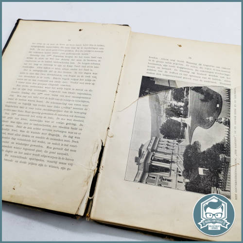 Leather Bound 1900`s Van Amsterdam naar Pretoria. Acht Maanden in Zuid-Afrika!!!