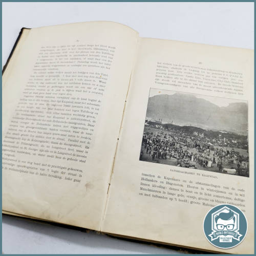 Leather Bound 1900`s Van Amsterdam naar Pretoria. Acht Maanden in Zuid-Afrika!!!