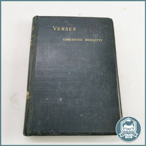 1893 Verses Book by Christina Rossetti!!!