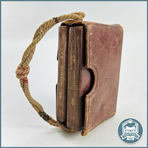 Antique 1921 GEZANGEN PSALMEN Dutch Leather-bound Booklets !!!