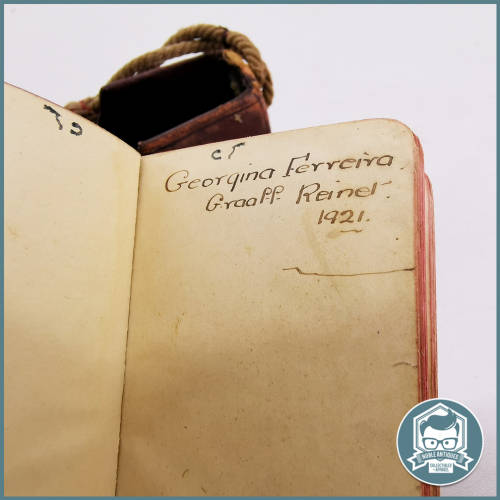 Antique 1921 GEZANGEN PSALMEN Dutch Leather-bound Booklets !!!