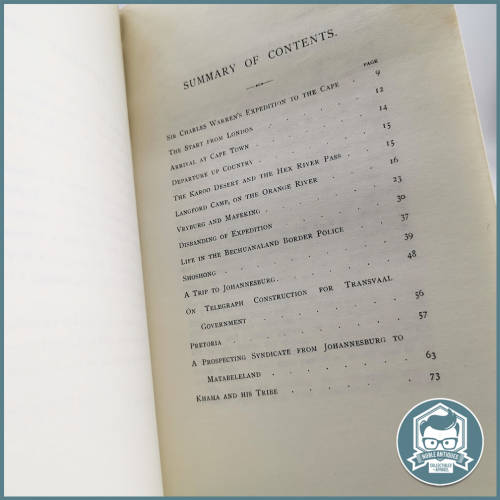 Three years with Lobengula and experiences in South Africa Book by J. Cooper-Chadwick!!!