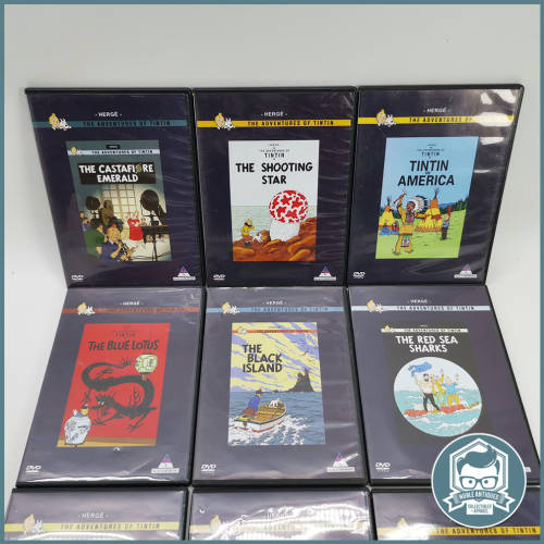 The Adventures of Tintin 10 DVD Collection!!!