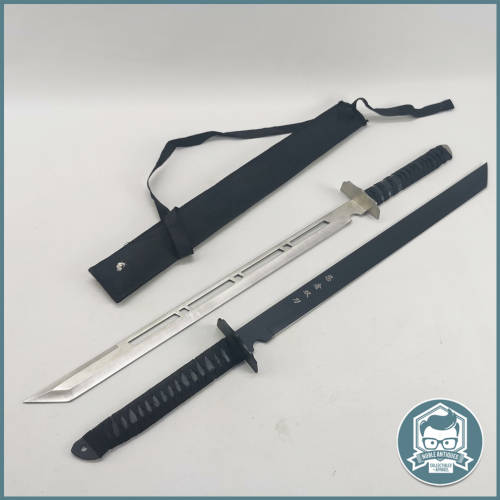 Silver and Black Super Sharp Twin Tanto Ninja Swords!!!