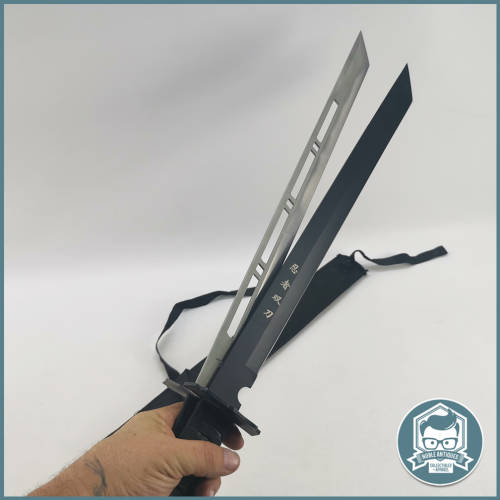 Silver and Black Super Sharp Twin Tanto Ninja Swords!!!