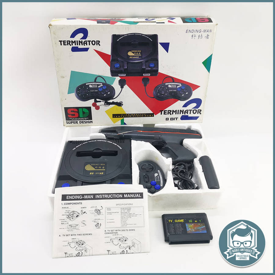 VINTAGE ENDING MAN, TERMINATOR BS 500AS BOXED GAMING COMBO !!! Not Tested