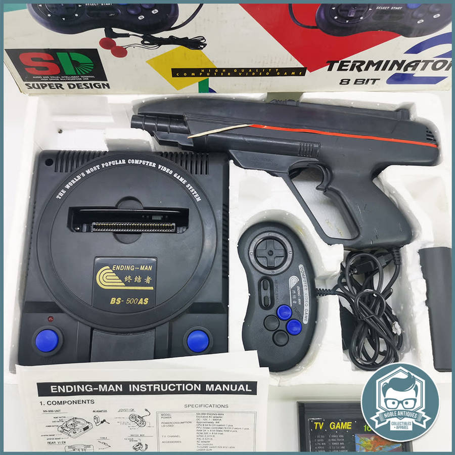 VINTAGE ENDING MAN, TERMINATOR BS 500AS BOXED GAMING COMBO !!! Not Tested