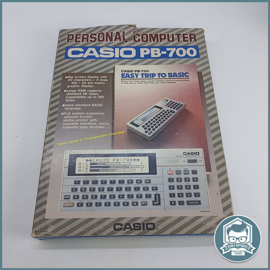 RARE!!! Original Boxed Vintage CASIO PB-700 Pocket computer!!!