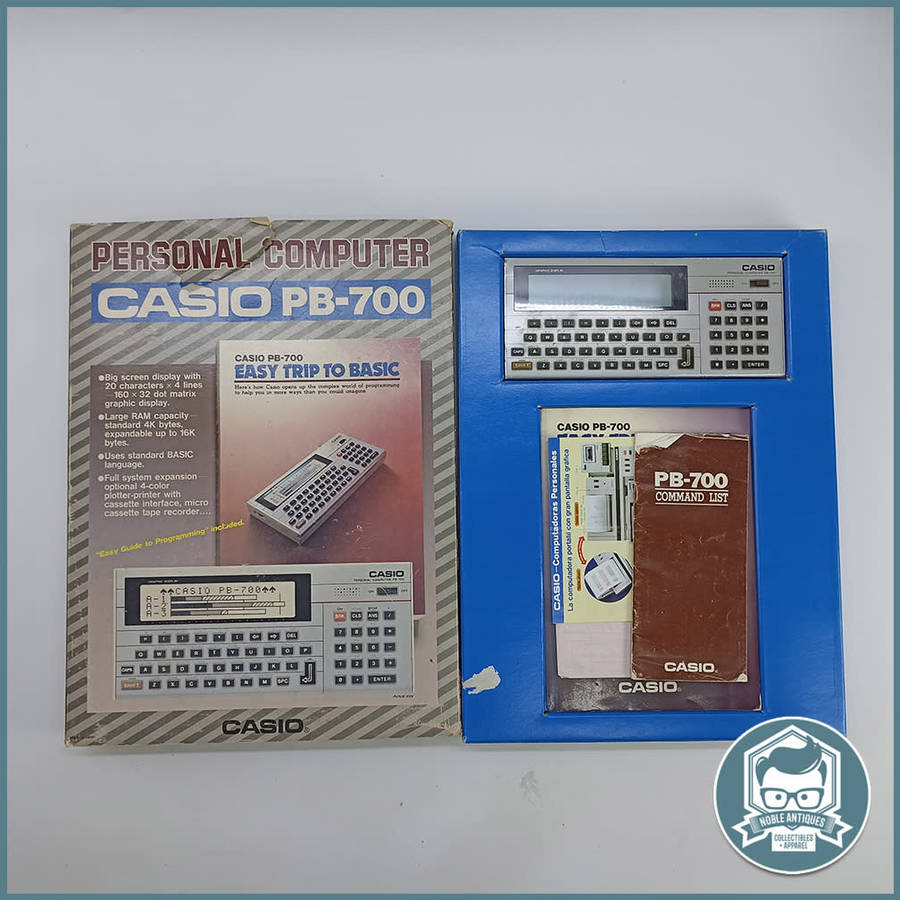 RARE!!! Original Boxed Vintage CASIO PB-700 Pocket computer!!!