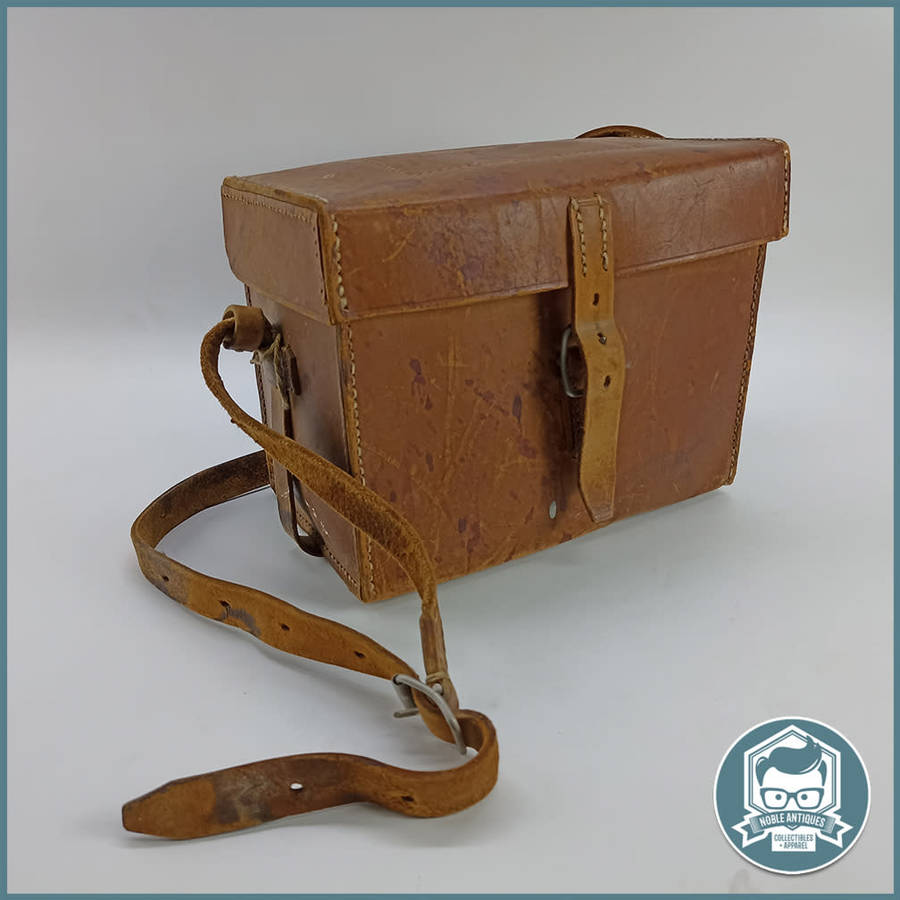 Vintage Wild Heerbrugg Switzerland dumpy level with Cover and Leather Bag!!!