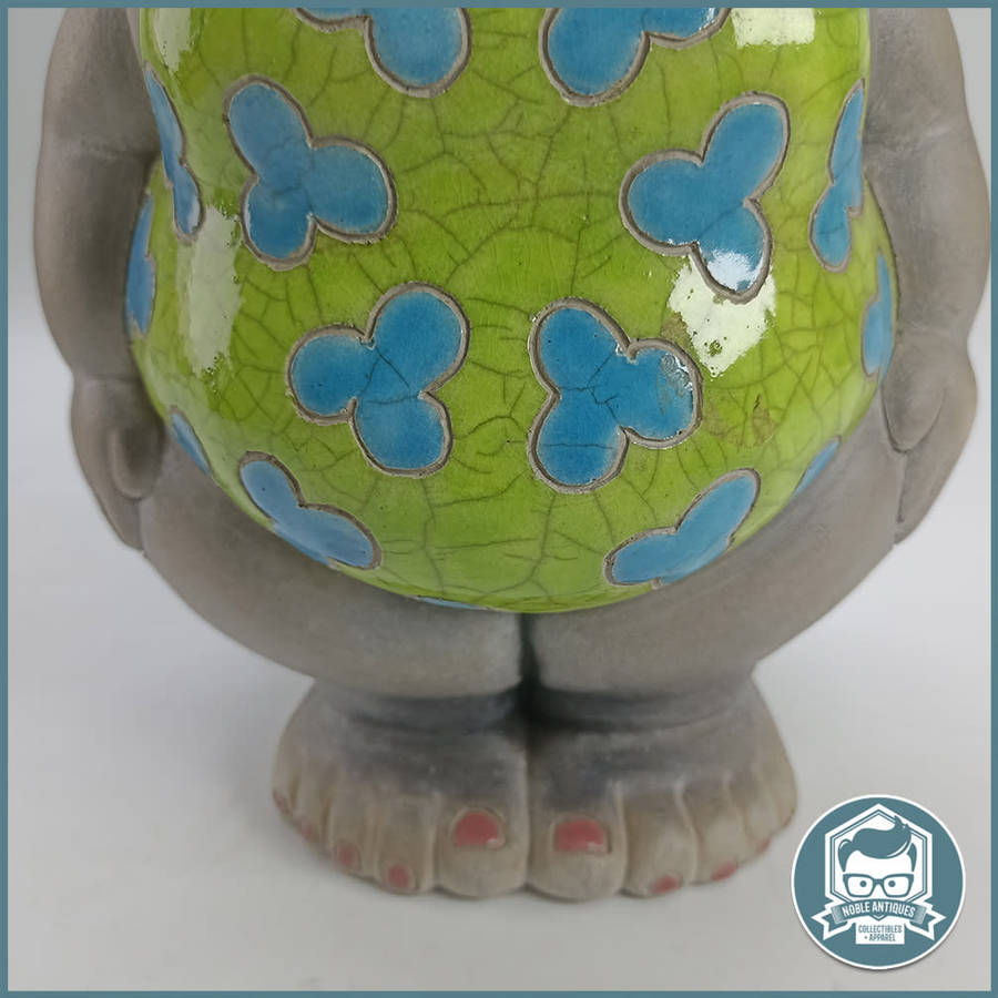 Large Raku South Africa Ms Potbelly Swimmer!!!