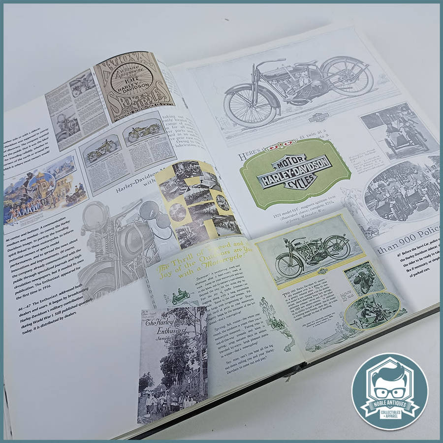 Large Hardcover Table Book: Harley Davidson, a Way of Life, a Hundred Year Old Myth!!!