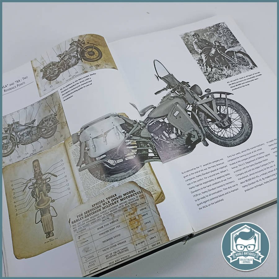 Large Hardcover Table Book: Harley Davidson, a Way of Life, a Hundred Year Old Myth!!!