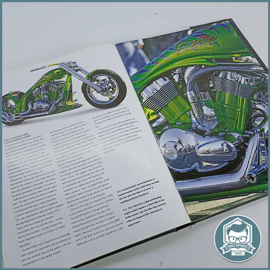 Large Hardcover Table Book: Harley Davidson, a Way of Life, a Hundred Year Old Myth!!!