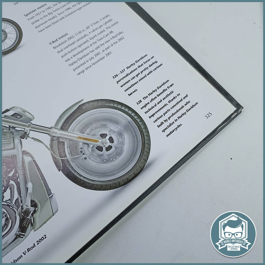 Large Hardcover Table Book: Harley Davidson, a Way of Life, a Hundred Year Old Myth!!!