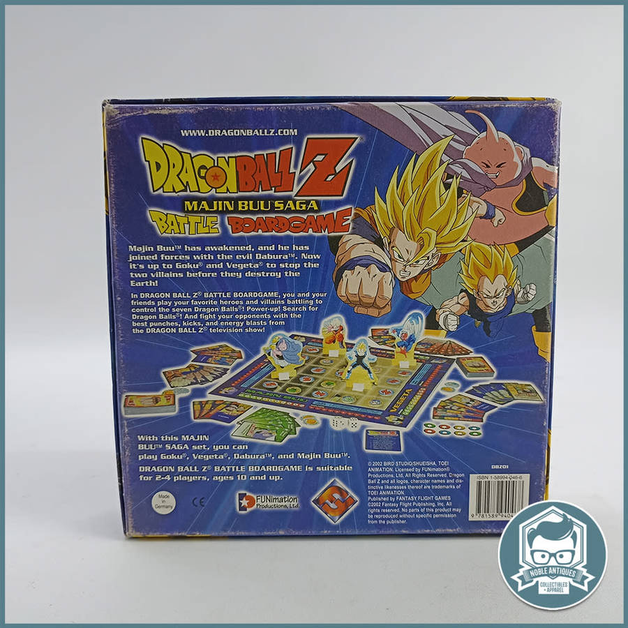 Complete Boxed Dragon Ball Z Majin Buu Saga Battle 2002 Board Game by FUNimation!!!