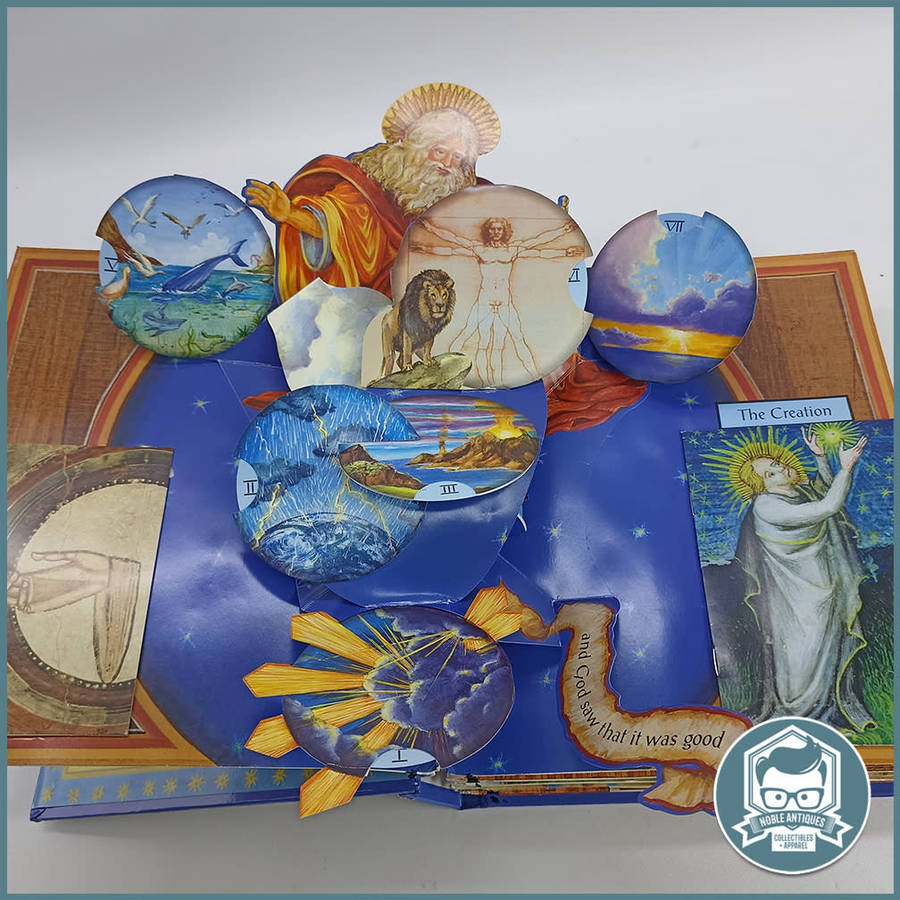 In the Beginning: The Art of Genesis: A Pop-Up Bible Book by Chuck Fischer!!!