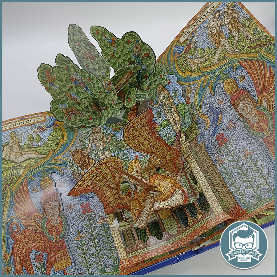 In the Beginning: The Art of Genesis: A Pop-Up Bible Book by Chuck Fischer!!!