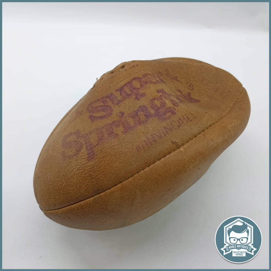 Vintage Genuine Leather Super Springbok Rugby Ball!!!