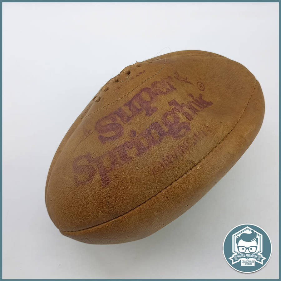 Vintage Genuine Leather Super Springbok Rugby Ball!!!