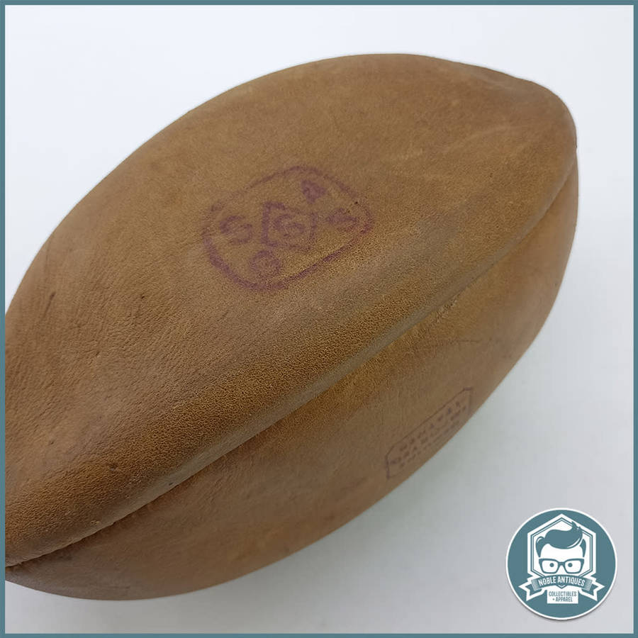 Vintage Genuine Leather Super Springbok Rugby Ball!!!
