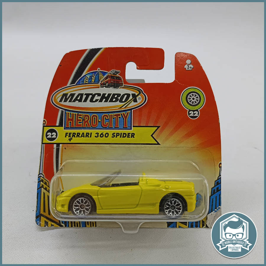 Vintage Carded Matchbox FERRARI 360 SPIDER (2001-2003)!!!