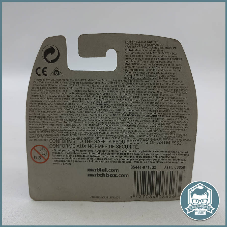 Vintage Carded Matchbox FERRARI 360 SPIDER (2001-2003)!!!