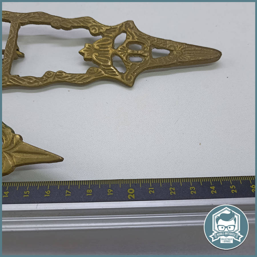 Two Decorative Vintage Brass Easel Book Stands !!!