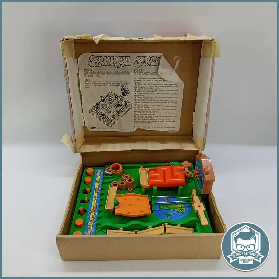 Vintage 1980`s Boxed TOMY Screwball Scramble!!!
