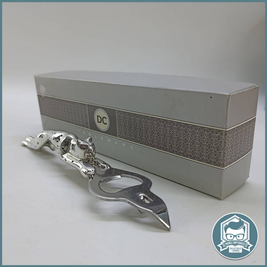 Original Boxed Diana Carmichael Cheetah Bottle Opener!!!