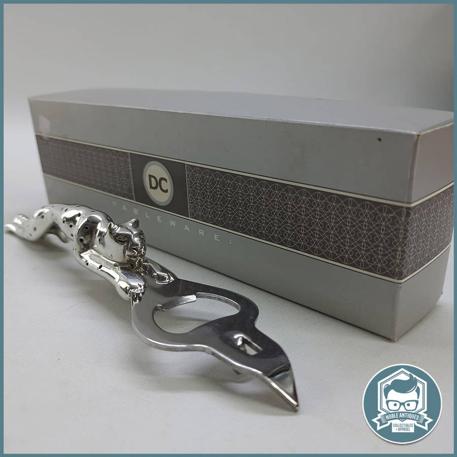 Original Boxed Diana Carmichael Cheetah Bottle Opener!!!