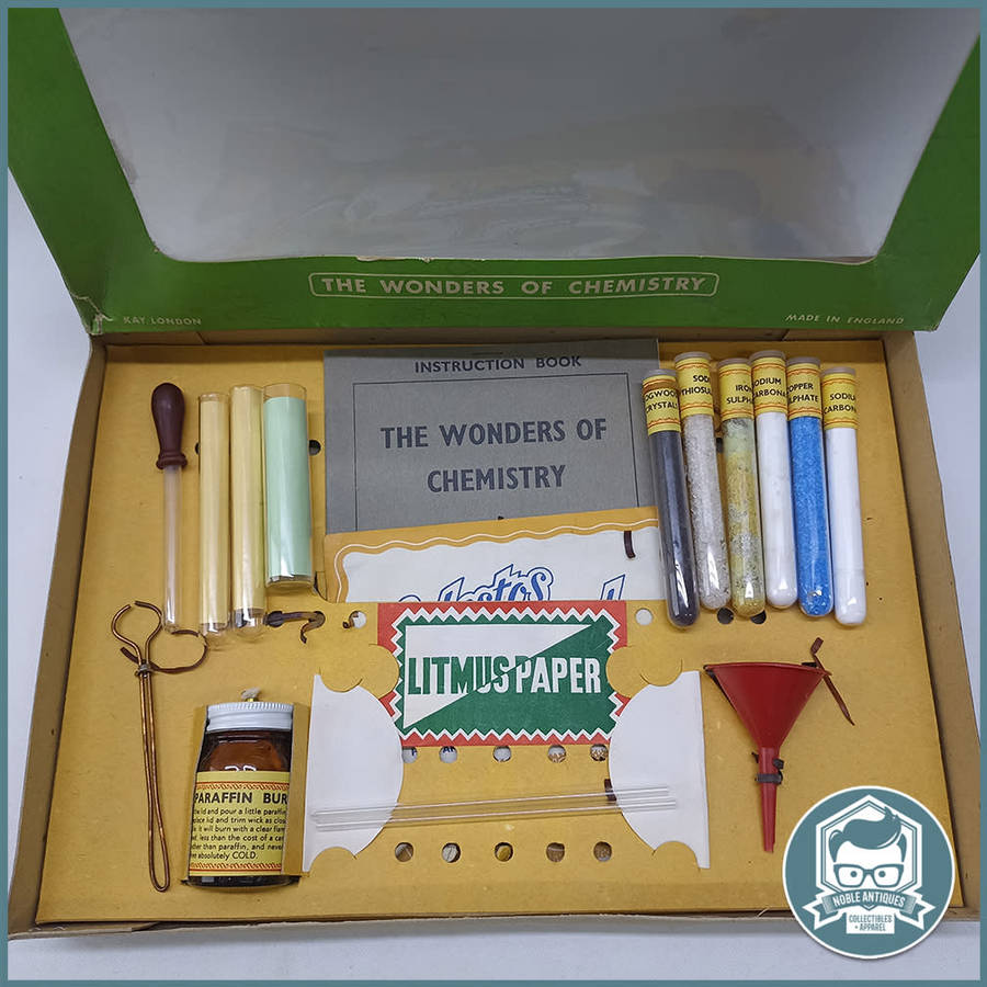 Vintage Boxed 1960`s Kay Chemistry Set!!!