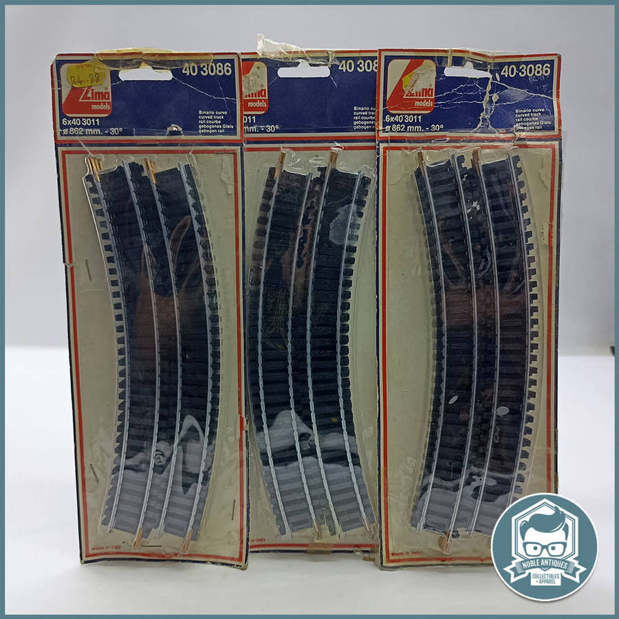 LIMA HO SCALE 40 3011 862 mm. 30° CARDED Bid For All!!! (18 Total)