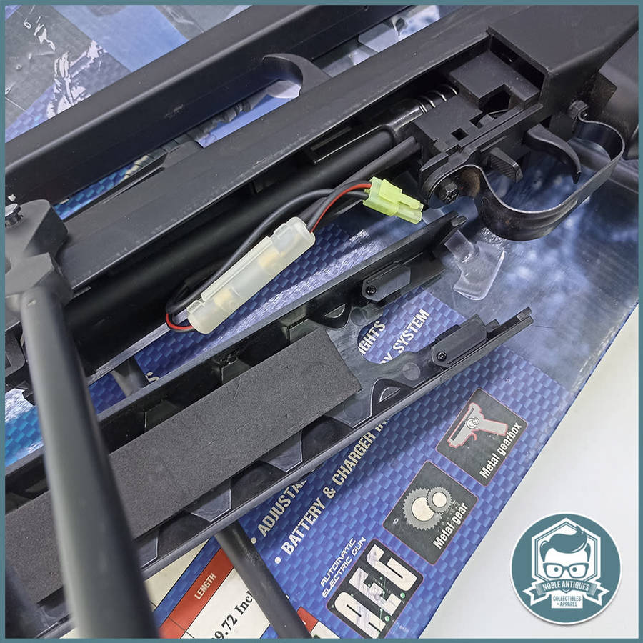 Large Boxed FAMAS Soft Air Foreign Legion Airsoft Rifle - No Battery, Not Tested, Barrel Block!!!