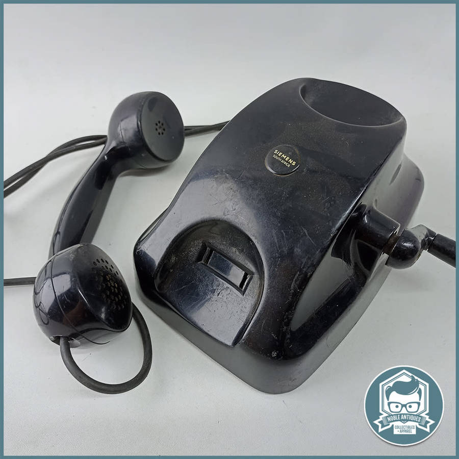 Vintage SIEMENS hand-crank Telephone!!!