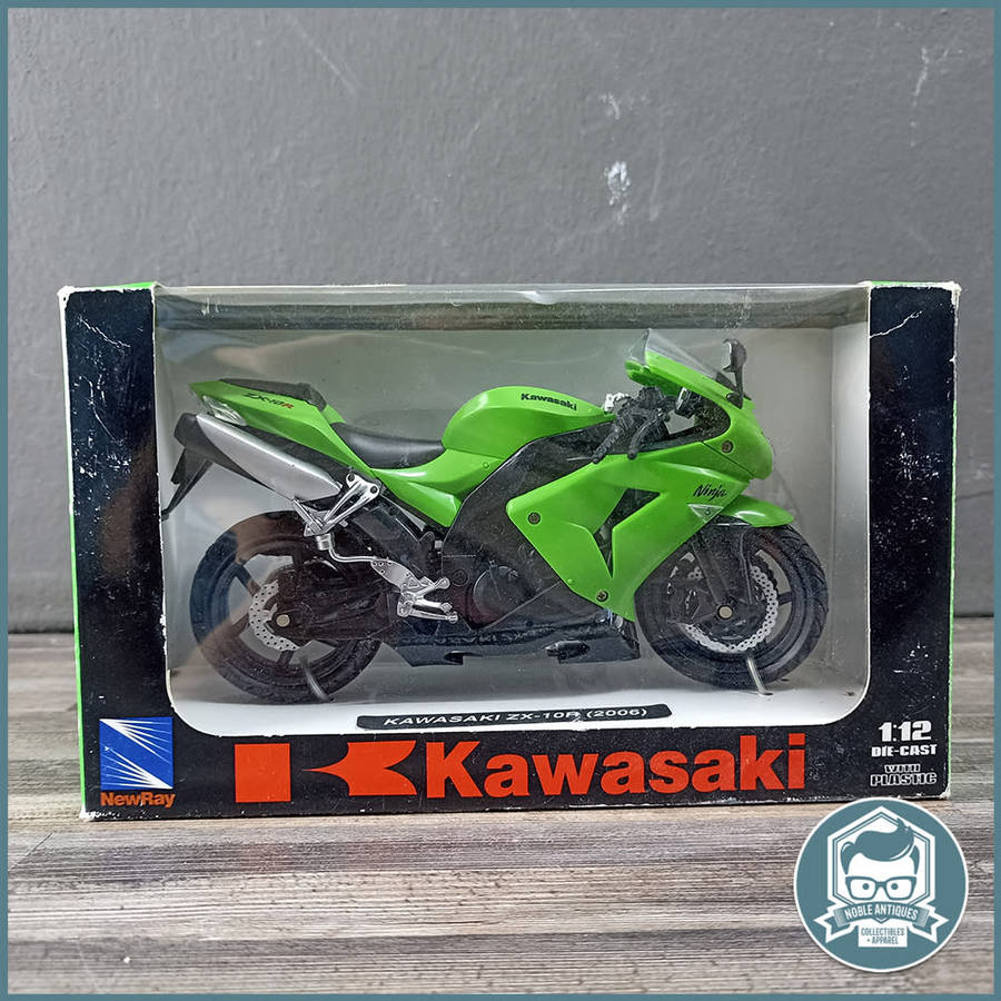 Boxed Die Cast Scale 1:12 KAWASAKI ZX-10R (2006)!!!