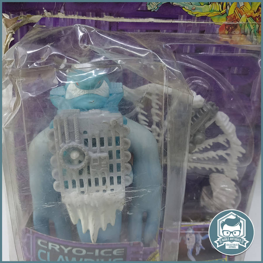 Original packaging. 1995 Cap Toys Cryo Ice Clawdius Stretch Armstrong fig Action Figure!!!