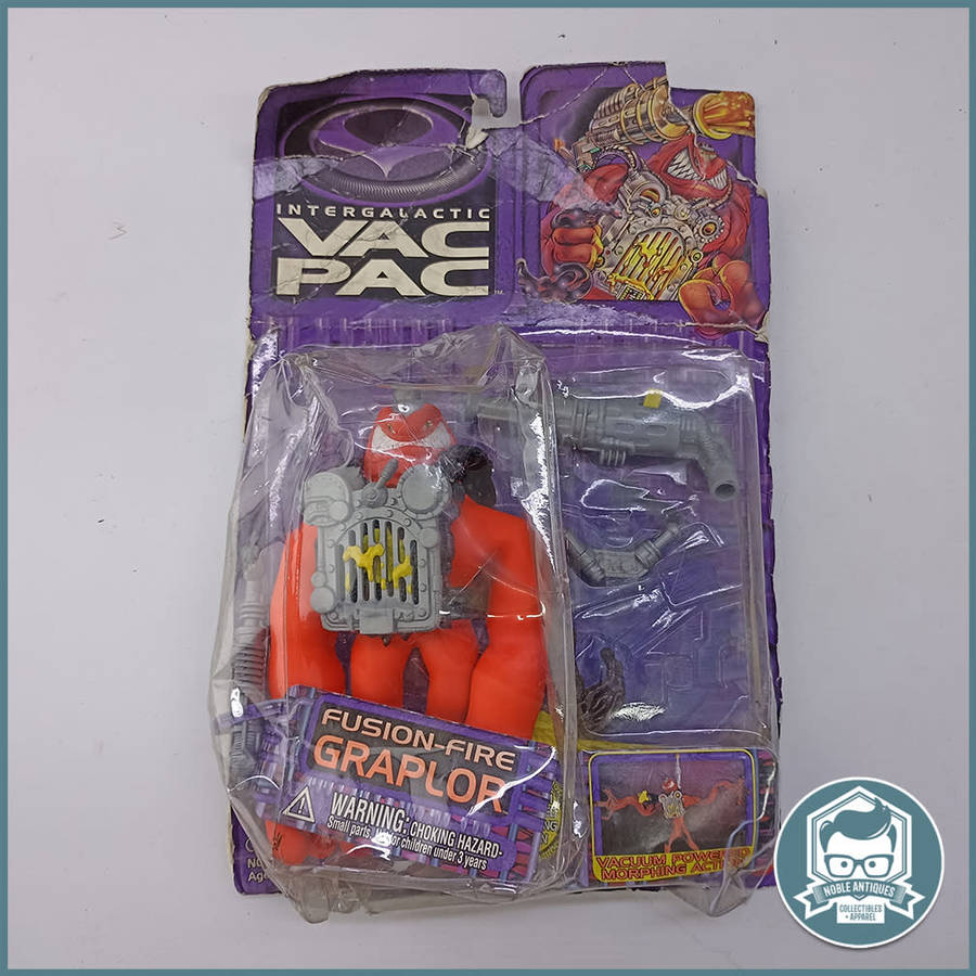 Original packaging. 1995 Cap Toys Fusion Fire Graplor Stretch Armstrong Action Figure!!!