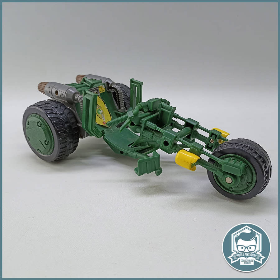 TMNT Teenage Mutant Ninja Turtles Vehicle Playmates Viacom Green Bike Car Moto!!!